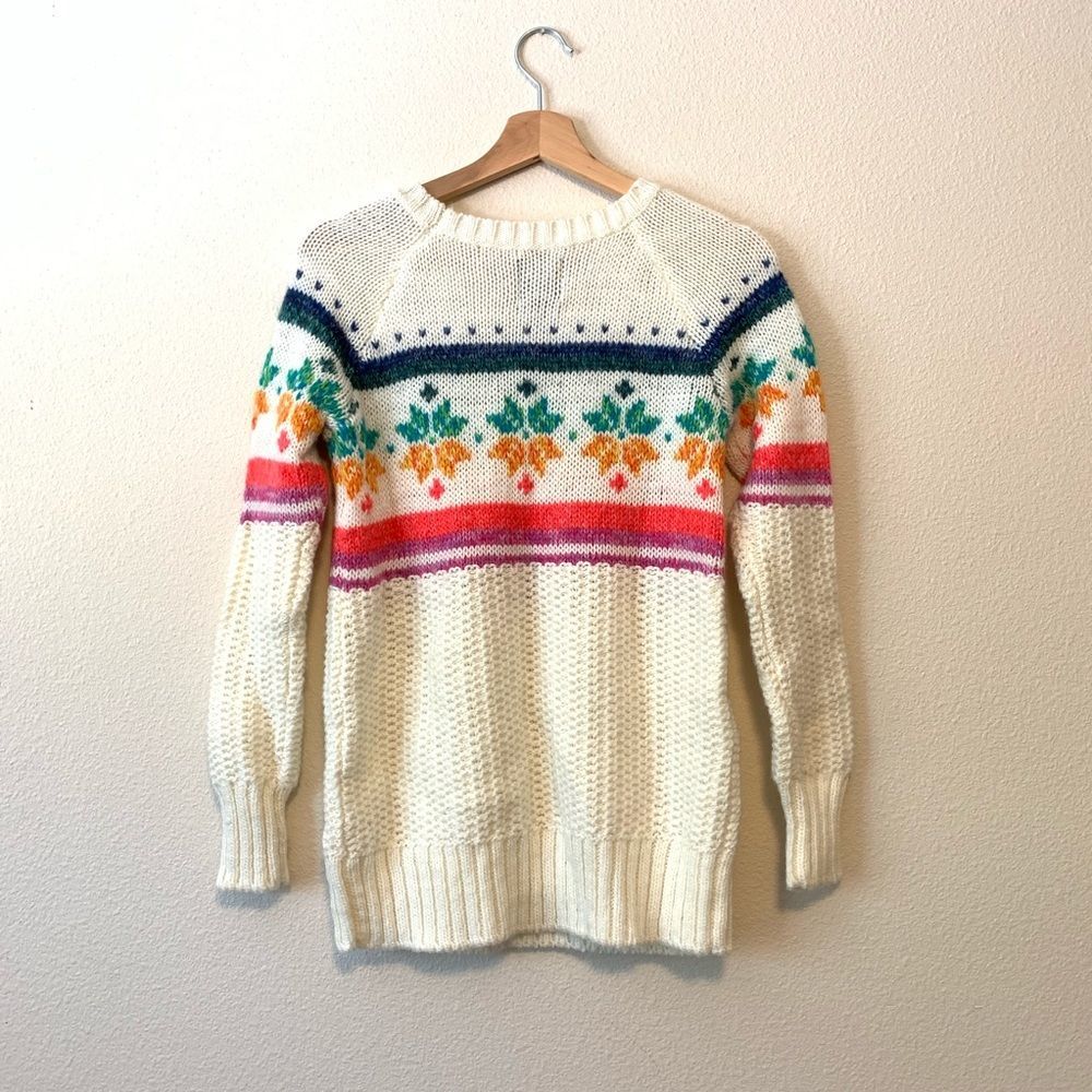 AMERICAN EAGLE Colorful Jeggings Sweater - Picture 2 of 4